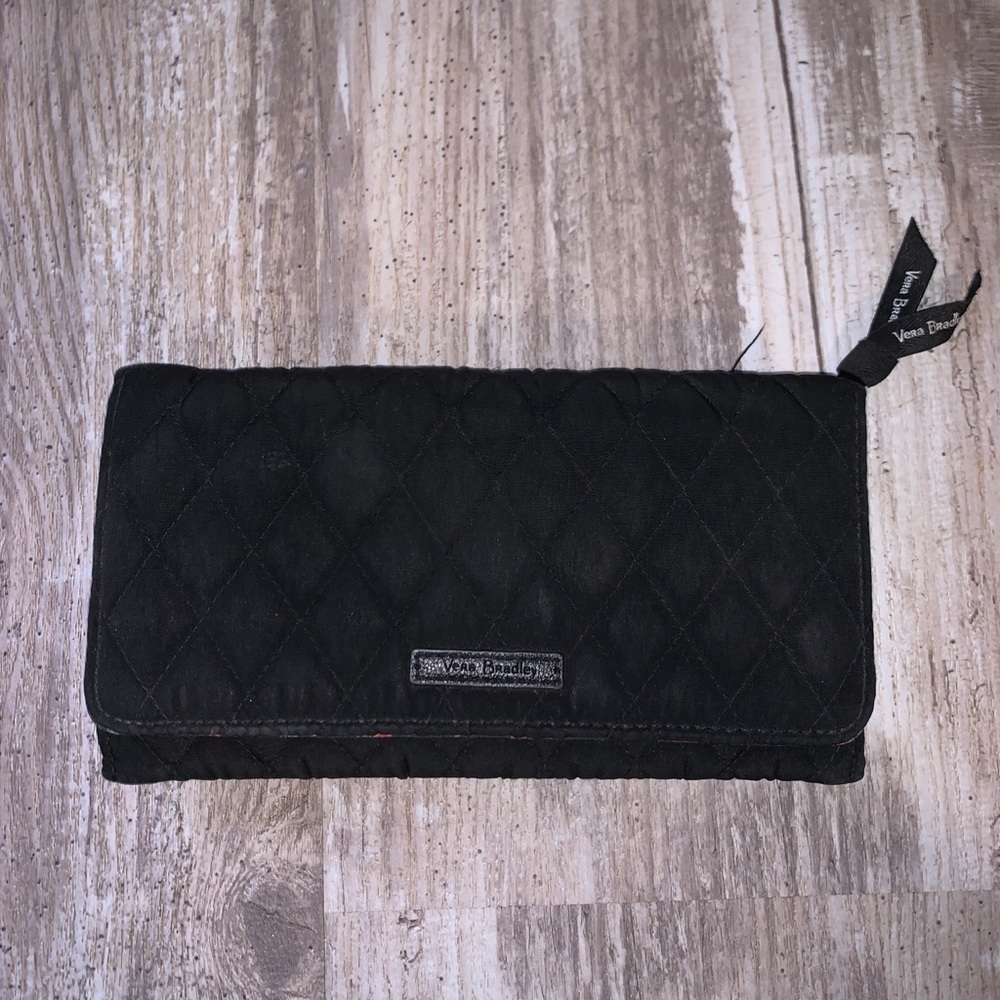 Black Vera Bradley clutch wallet